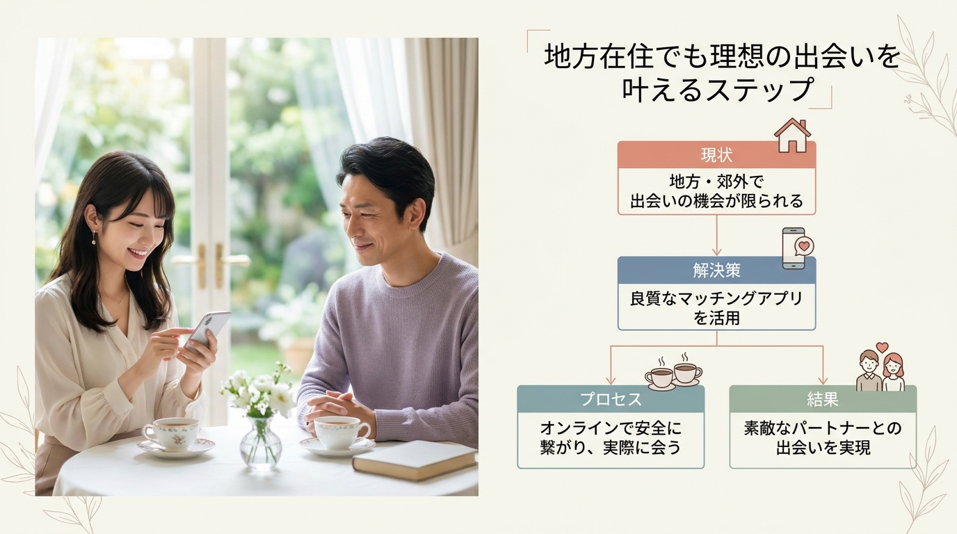 地方在住で出会いが少ないなら