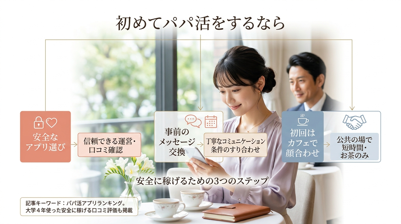 初めてパパ活をするなら