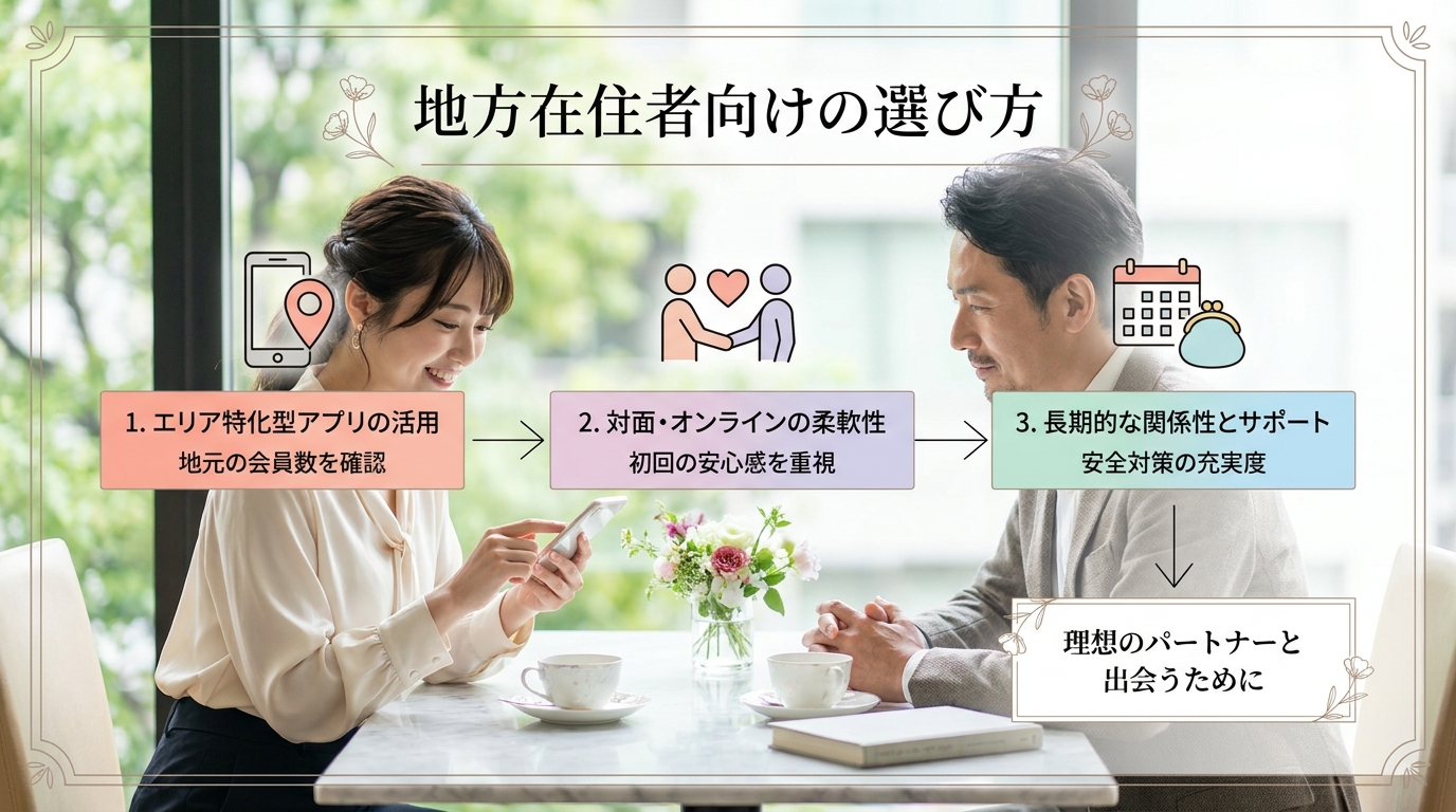 地方在住者向けの選び方