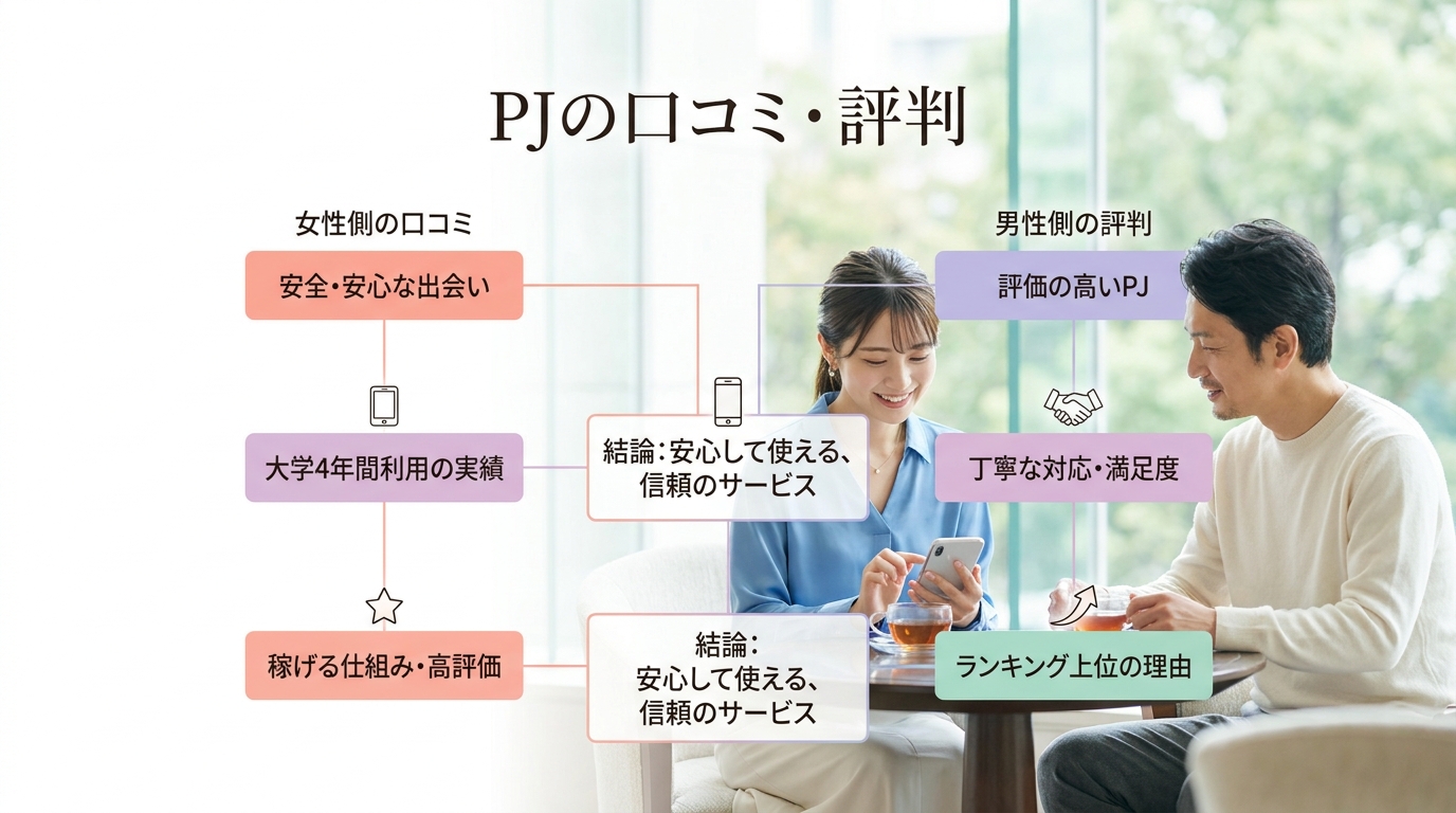 PJの口コミ・評判