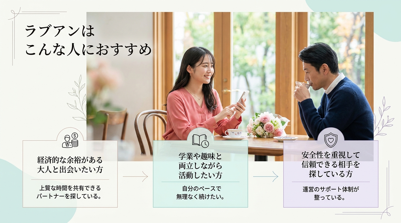 ラブアンはこんな人におすすめ