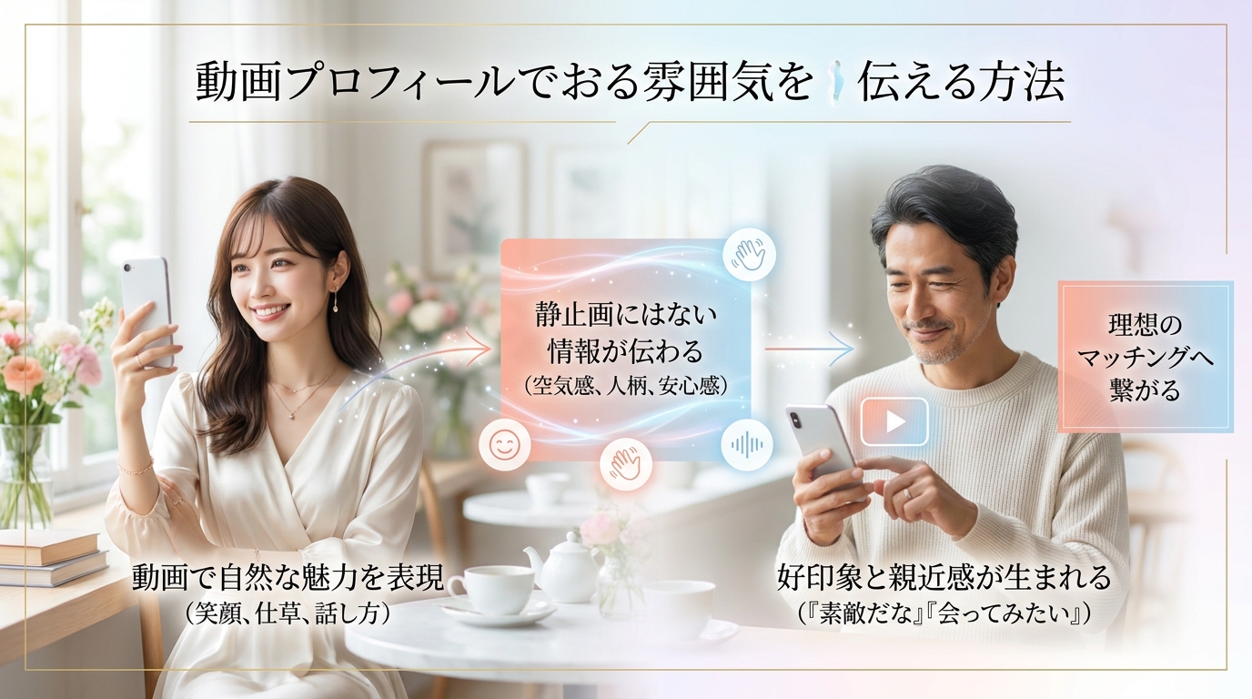 動画プロフィールで雰囲気が伝わる仕組み