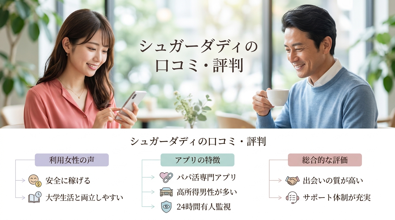 シュガーダディの口コミ・評判