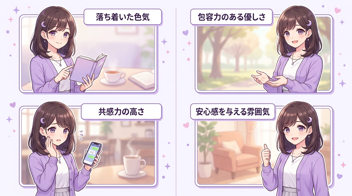 20代にない色気と母性が武器になる