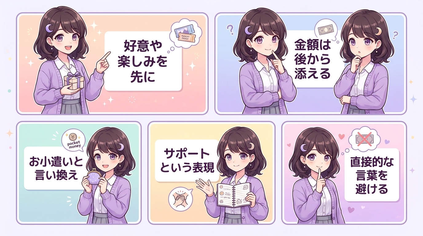 お金の話を直接しすぎない伝え方