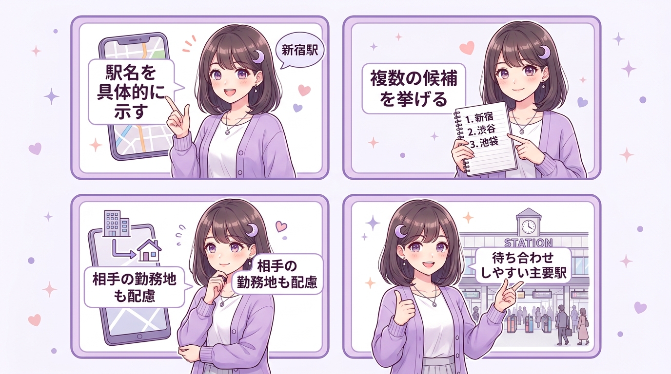 例文15:場所を相談するパターン
