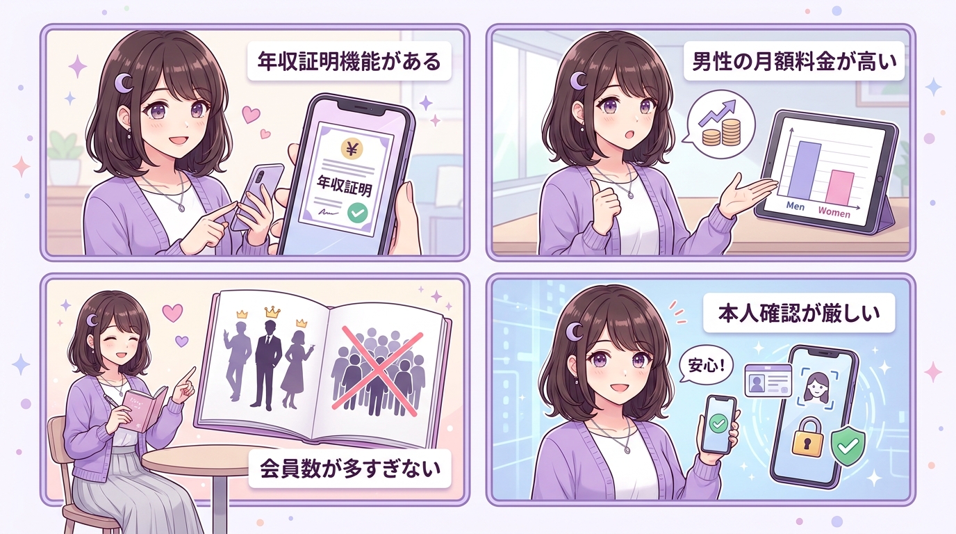 相場が高いパパ活アプリ・サービスの選び方