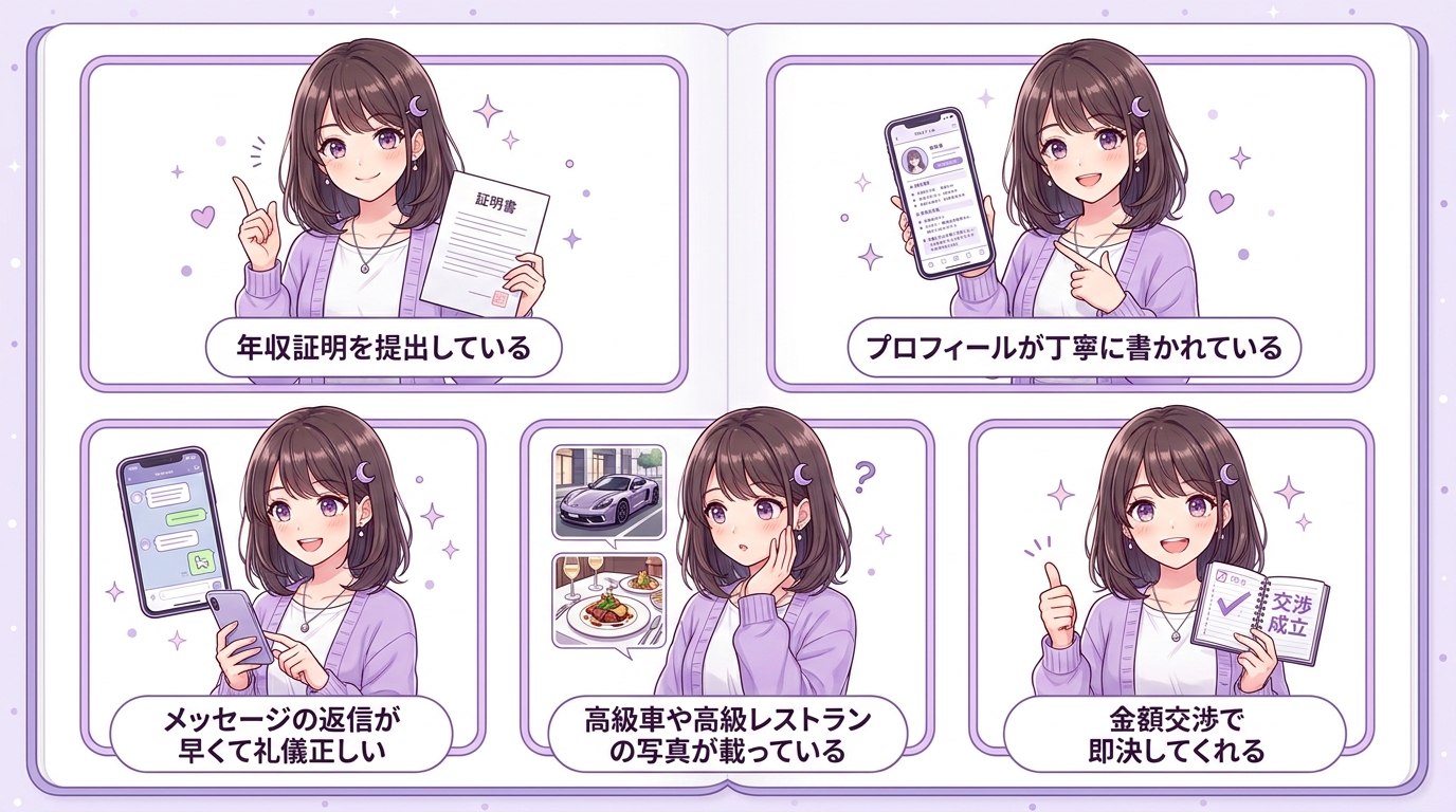 太パパを見極めるチェックリストと安全な探し方