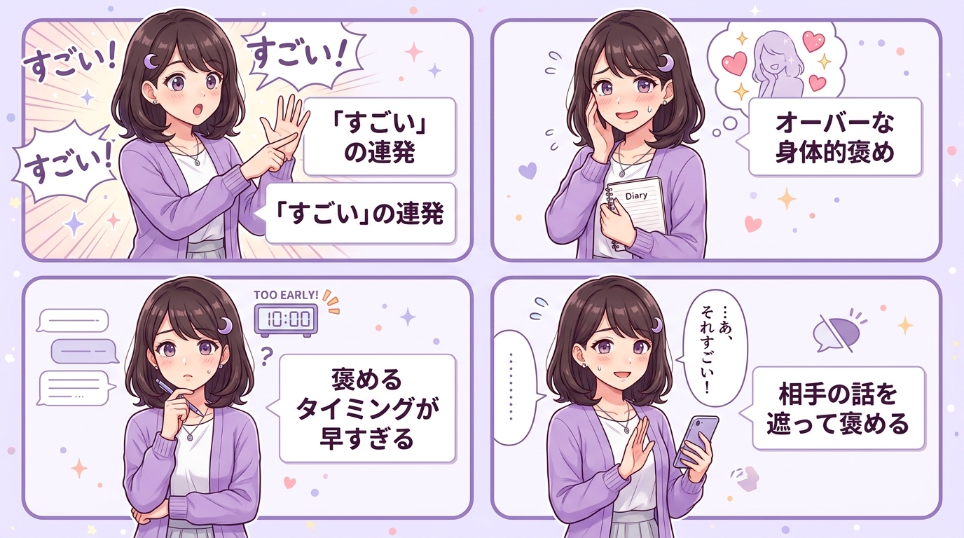 パパの名前や褒め言葉を会話に織り込む