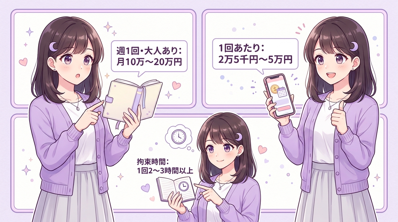 週1回(大人あり)の定期契約相場