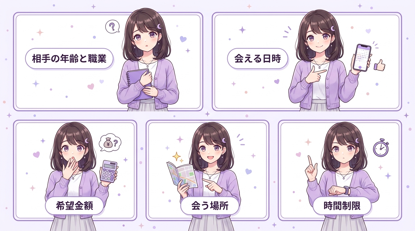 メッセージで相手を見極める