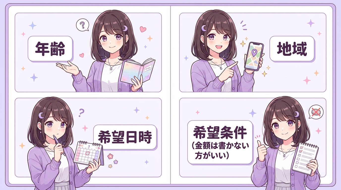 掲示板で募集する