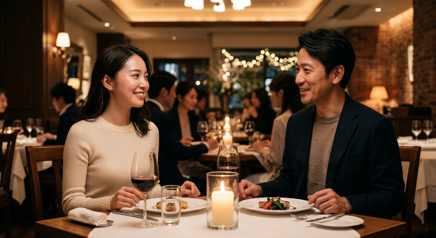 パパ活で食事のみを受け入れる男性の3つの特徴