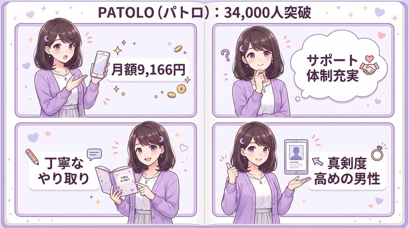 PATOLO（パトロ）：34,000人突破