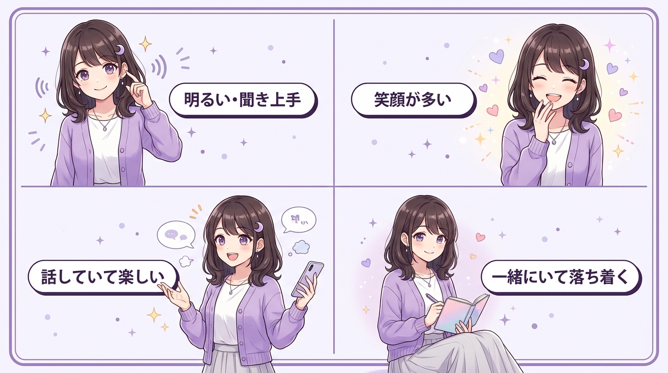 自分の雰囲気やアピールポイント