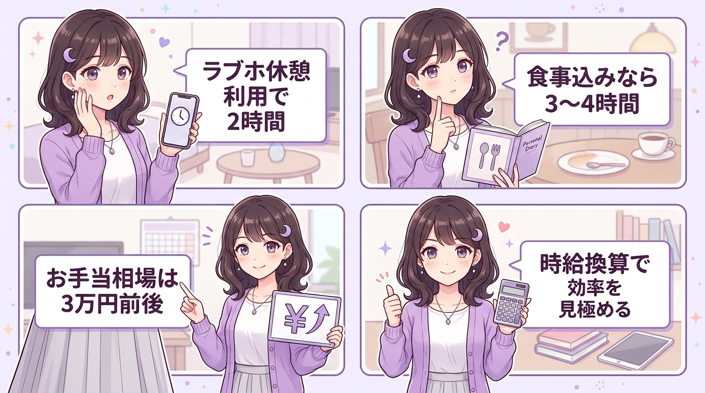 大人は2時間以上かかるのが普通
