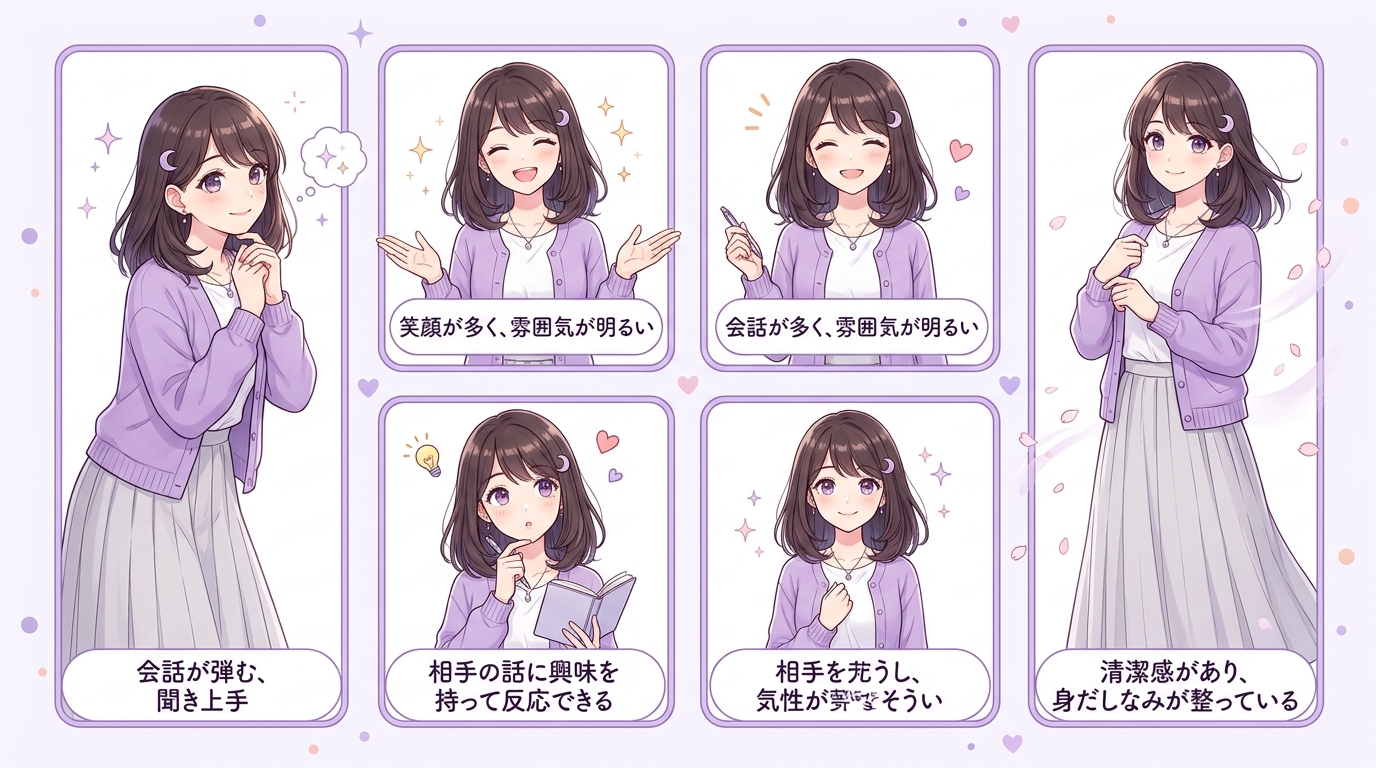食事のみで会いたいと思わせる女性の特徴